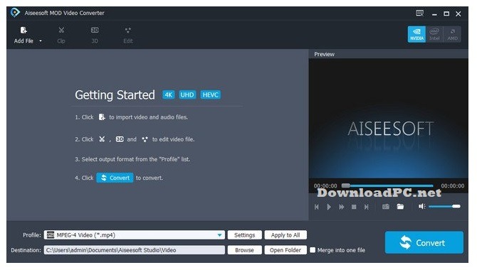 Aiseesoft MOD Video Converter Full Version Free Download