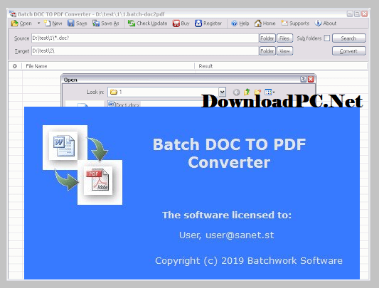Batch DOC to PDF Converter Free Download