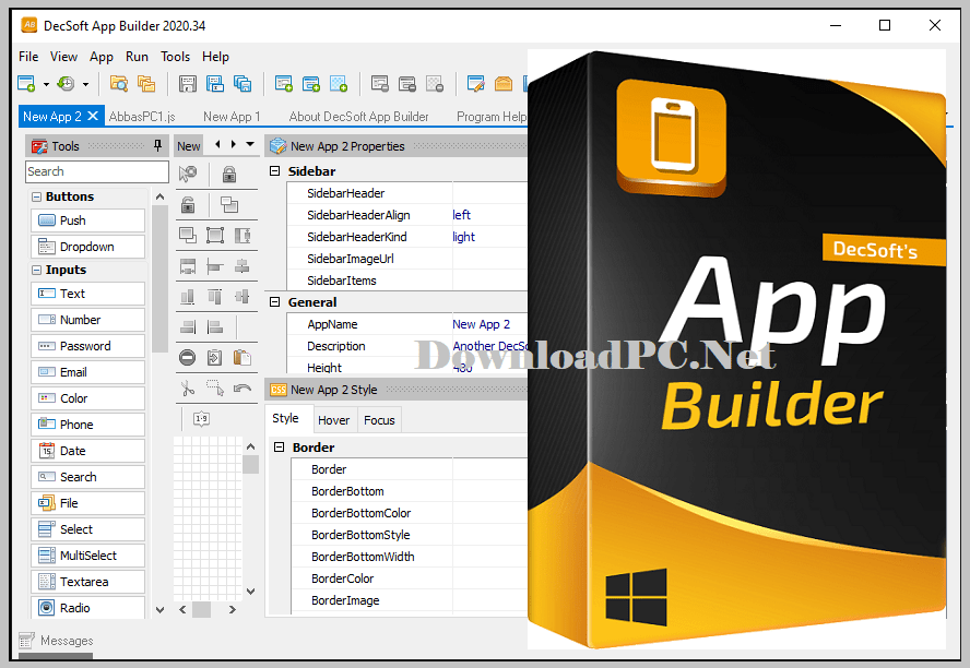 DecSoft App Builder Free Download for Windows